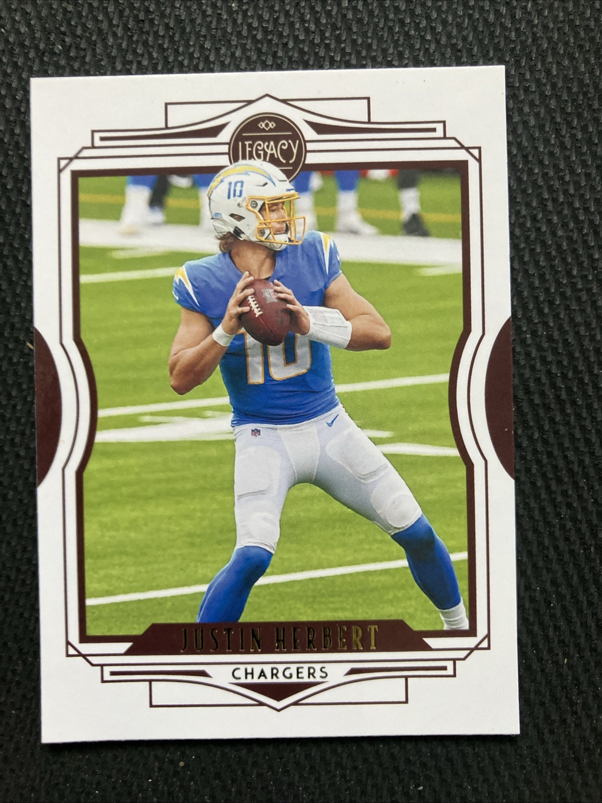 Justin Herbert 2021 Panini Legacy #43 Los Angeles Chargers