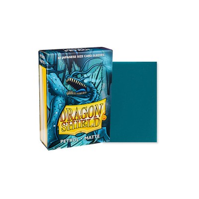Dragon Shield Japanese Size Matte Sleeves (60) Petrol