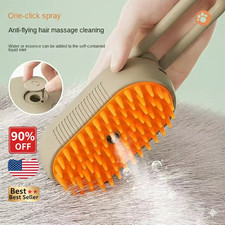Cat Steam Brush Steamy Dog Brush 3 in 1 Electric Spray Cat Hair Brushes for Mass