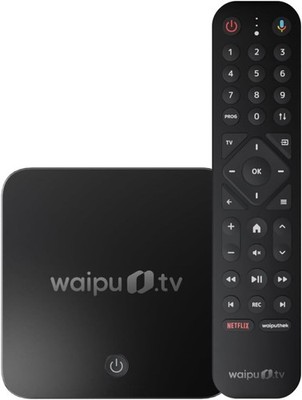 waipu.tv Box | Streaming-Mediaplayer | 4K Ultra HD | HDR10+ | Schwarz | SEHR GUT