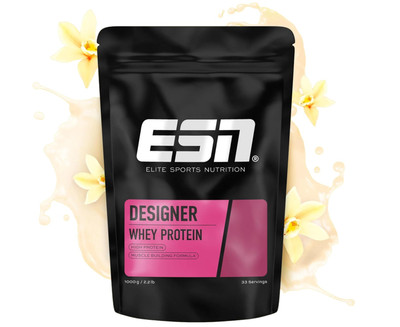 ESN Designer Whey Protein Vanille 1 kg Made in Germany