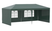 Outsunny 6x3 m Party Tent Gazebo Marquee Outdoor Patio Canopy Shelter with...