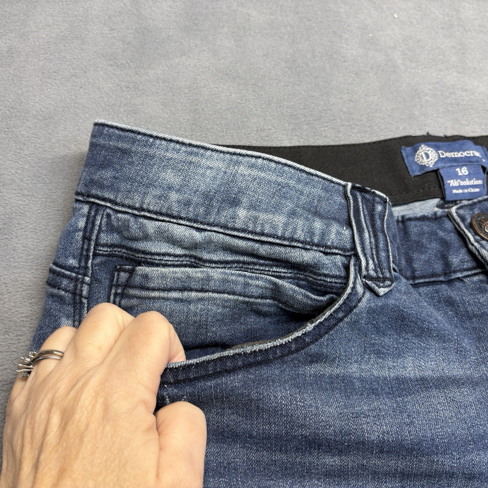 Democracy Size 16 Absolution Stretch Straight Leg… - image 4
