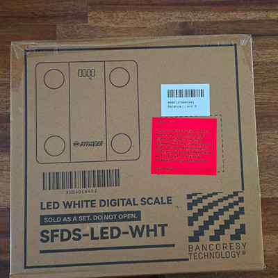 LED white Digital Fitness Scale