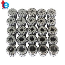 25 Pack Collet Set ER32 Collet Chuck 1/16 inch-3/4 inch Holder Spring Collet Set