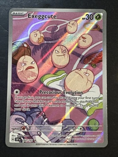 Exeggcute Holo Illustration Rare SV08: Surging Sparks 192/191 NM