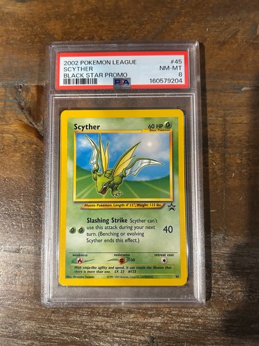Scyther graded PSA 8 for sale on eBay