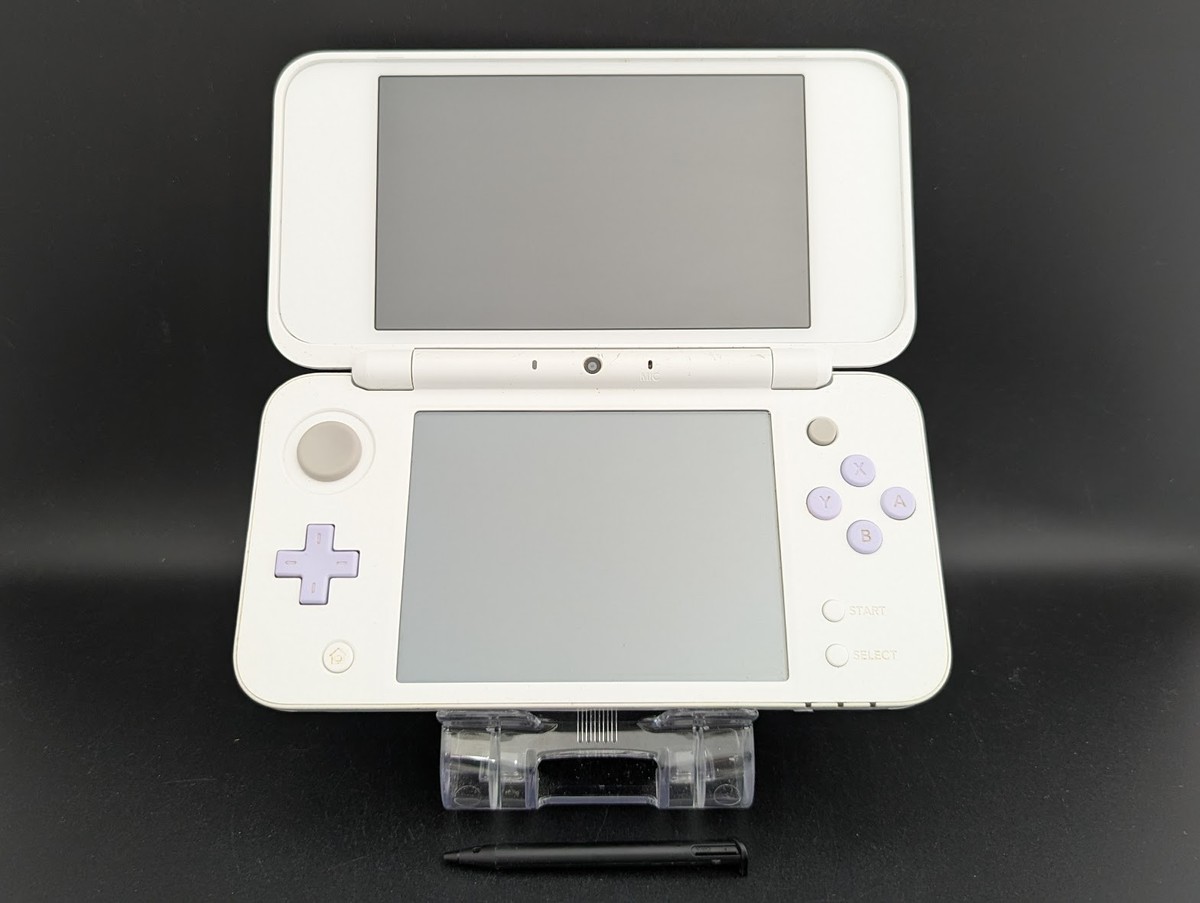 B5953 Nintendo new 2DS console LL XL White x Lavender Japan w/pen