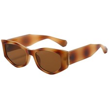 Retro Thick Frame Sunglasses for Women Men Classic 90s Chunky Sun Glasses Sha...
