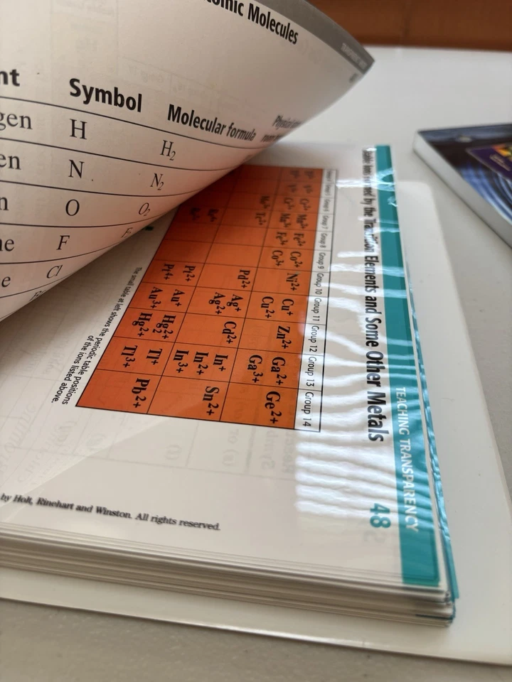 236 Color HS CHEMISTRY Transparencies  Holt, Rinehart and Winston + Glencoe - Image 4 of 4