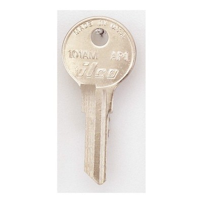 KABA ILCO 101AM-AP1 Key Blank, AP1,Brass, PK10 1GAP3