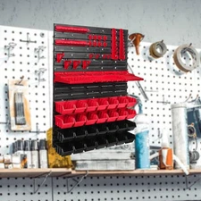 49 Pieces Wall Mounted Board Tool Organizer Set for Store Workshop Warehouse