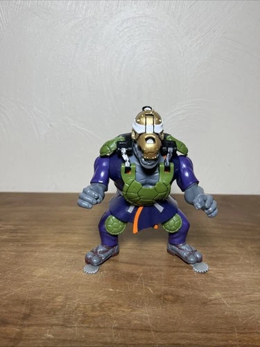 Vintage 1993 Playmates TMNT Rock Steady Auto Mutations Night Ninja Action Figure