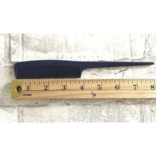 VTG Goody Purplish Gray Retro Groovy Prop Old School Teasing Rat Tail Comb 8"