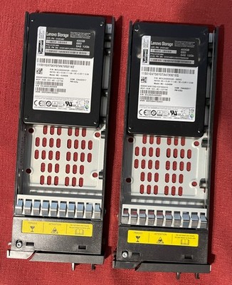 Lot of Two Lenovo Server SSD  400GB 2.5'' SAS 12Gb