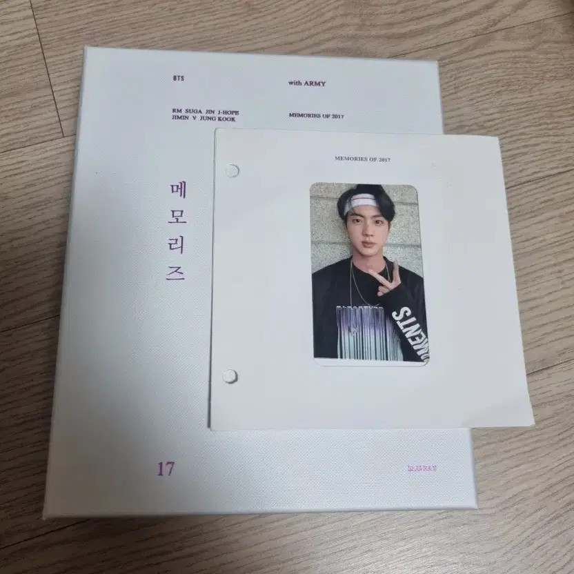 BTS 2017 Memories Blu-ray Set with Jin Photocard Official K-Pop | eBay