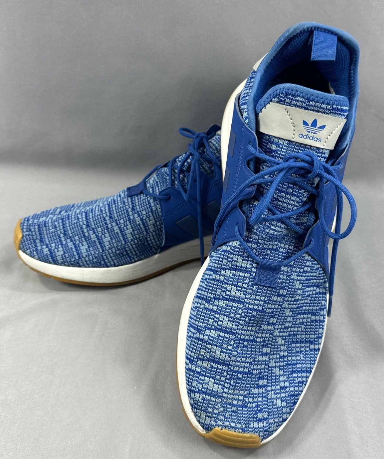 Men's 12 M Adidas Originals Blue Mesh Trail Running Shoes Sneakers