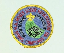 Trail of the Eagle Scout Patch 1986 Massasoit Camporee