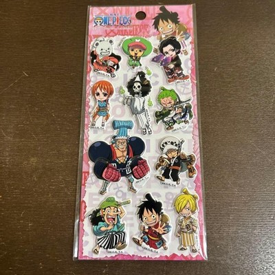 One Piece Sticker Sheet PVC 3D Straw Hat Pirates  Imported