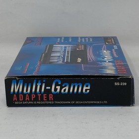 Trend Master Sega Saturn Multi-Game Adapter In Box SS-239