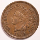 1903 Indian Head Penny Cent Extremely Fine (XF)