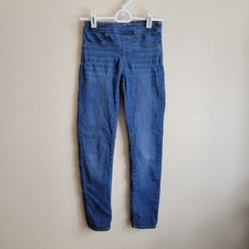 Levi's Kids Pull On Denim Jeggings Medium Blue Wash Size 8 Regular