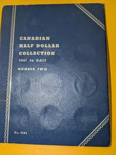 canadian half dollar collection - 1937 to date - 5 halfs in book qbu