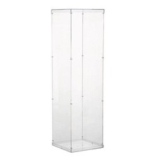 40" tall Clear Acrylic Display Box Floor Standing Centerpiece Wedding Decoration