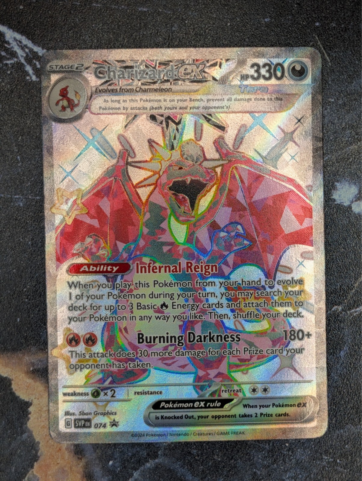 Charizard ex 074 Sv: Scarlet & Violet Promo Cards Holo