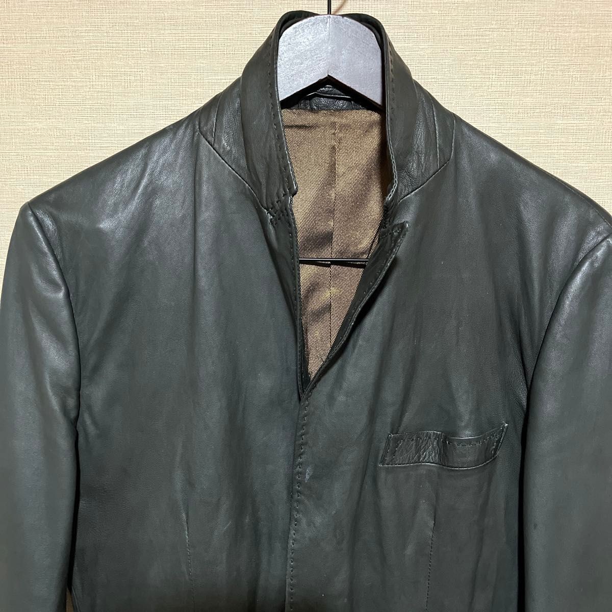 UNIVERSAL LANGUAGE leather jacket tailored jacket… - image 6