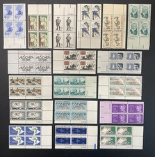US Stamp Lot, Plate Blocks