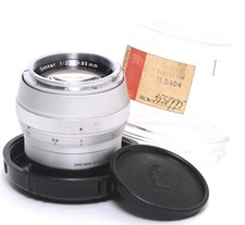  Zeiss for Contarex Sonnar 2/85mm chrome lens Clean Glass