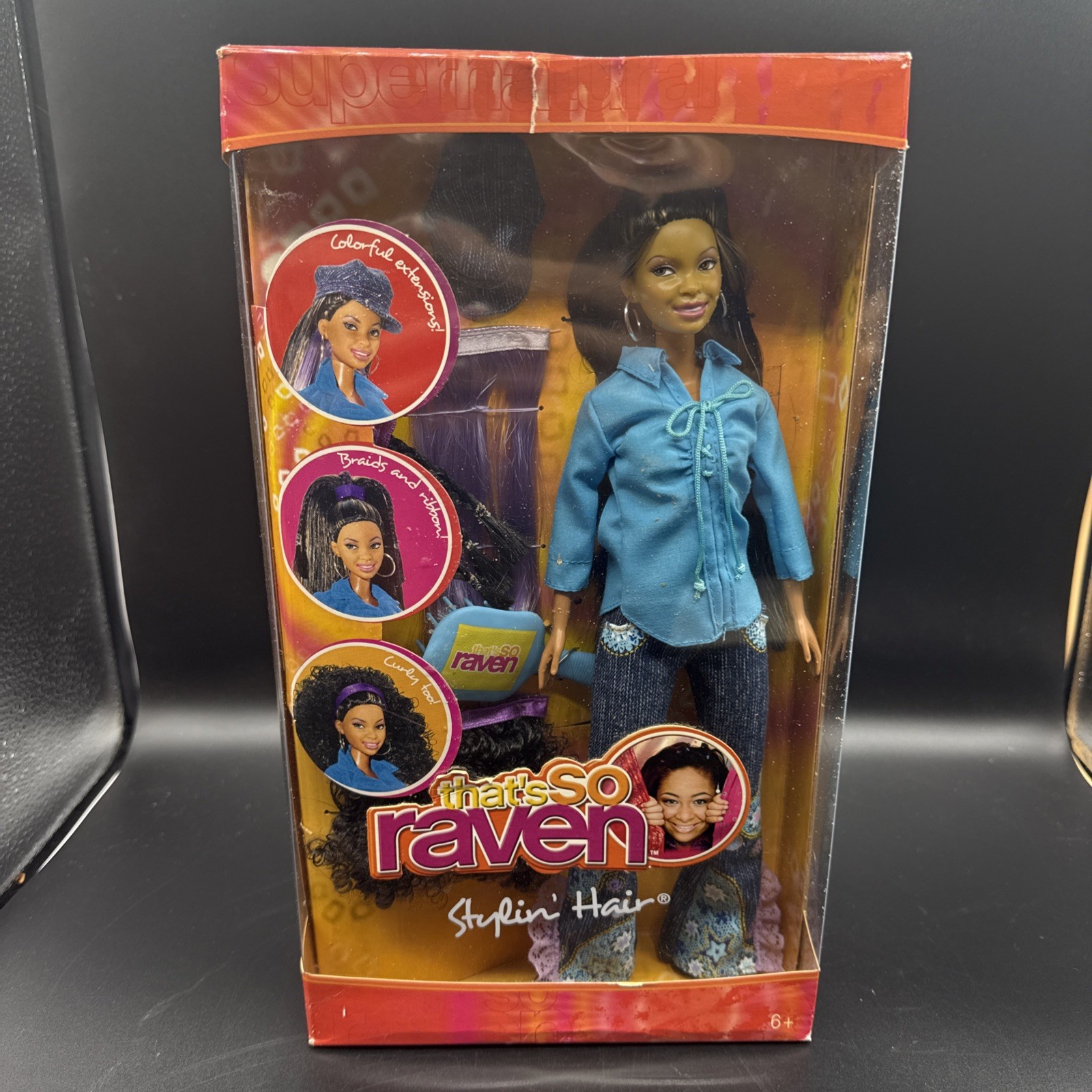 Disney That's So Raven Stylin Hair Doll By Mattel J0872/Barbie 2005 -Damaged Box