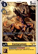 Centarumon BT14-036 U Uncommon Blast Ace Digimon Near Mint