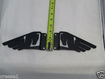BUELL REAR SET OF HEEL GUARDS BLACK