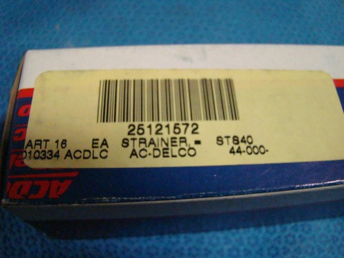 25121554 Filtro colador bomba de combustible 1992 92 Caprice Impala SS Olds EE. UU. FABRICANTE DE EQUIPOS ORIGINALES - Imagen 3 de 3