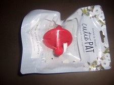 Ryan and rose cutie Pat pacifier and teether New RED bulb stage 1