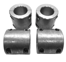 4 Steel tube  clamps bolt on 1.50" 1 1/2" roll cage mounts lightbar tire mount 