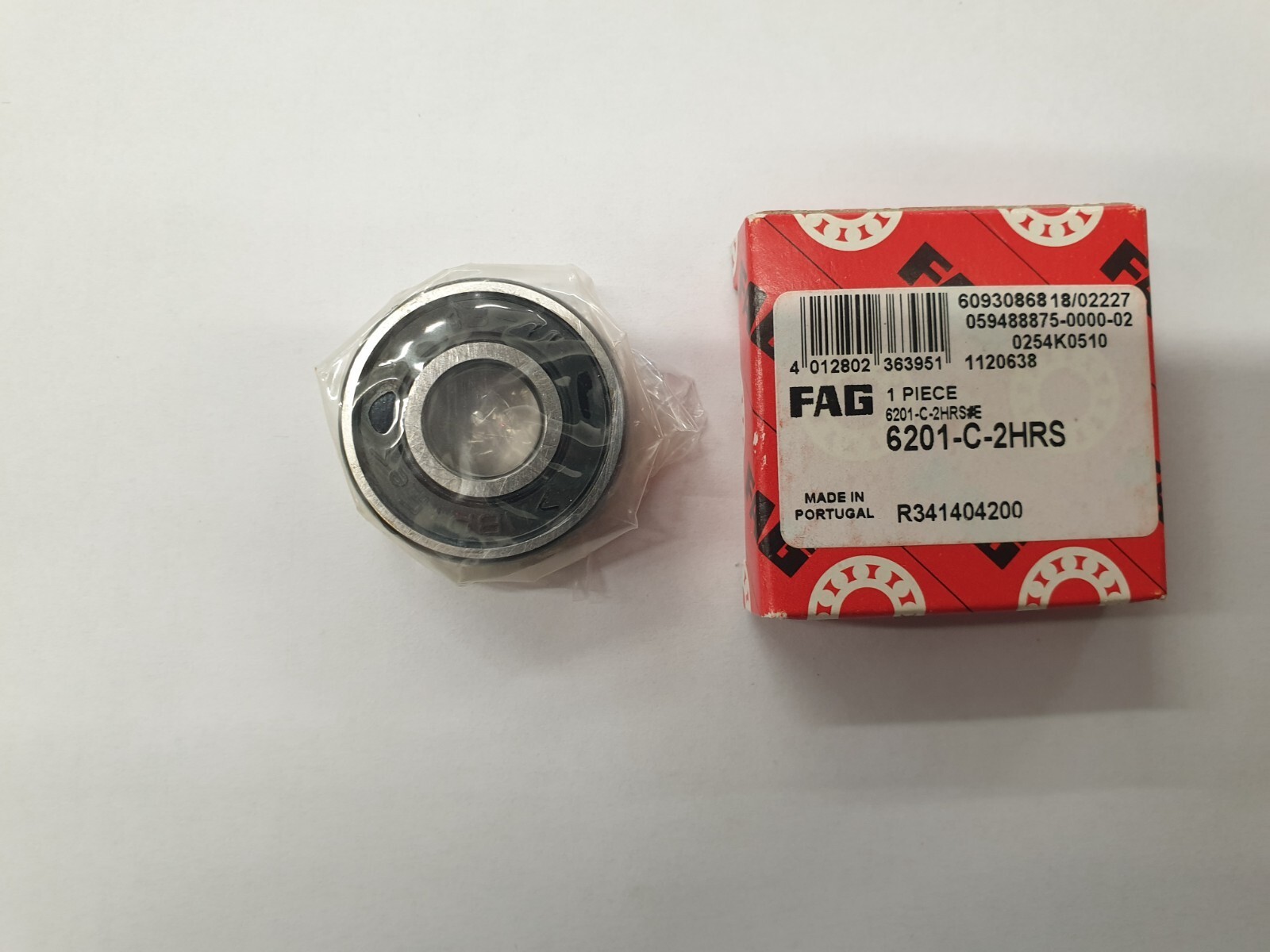 Cuscinetto radiale a sfere per cancelli automatici cod. FAG 6201-C-2HRS