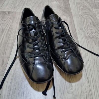 Prada Shoes Men's Calzature Uomo Spazzolato Fume Bleu Nero Prada Shoes Men's Calzature Uomo Spazzolato Fume Bleu Nero