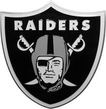NFL Brand New Las Vegas Raiders  Logo Licensed Hitch Cover Universal