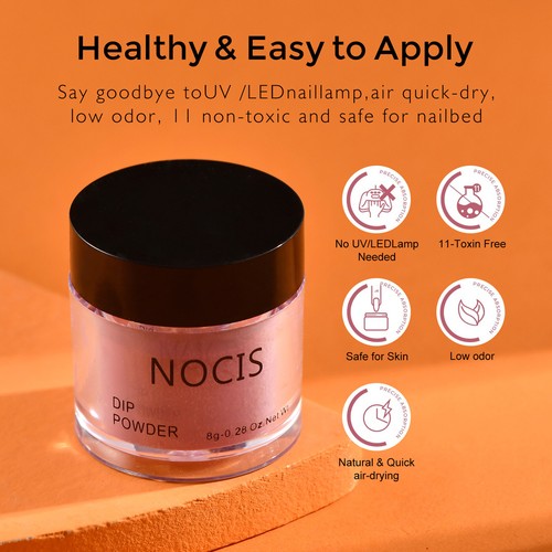 NOCIS 4 Colors Nail Dipping Set Nail Art Starter Kit Dip M3M8 - Picture 5 of 11