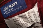 OLD NAVY Wine Red Brushed Cotton "ROCKSTAR" Legging Jeans Sz 0 (28.5 Inseam) — photo 4