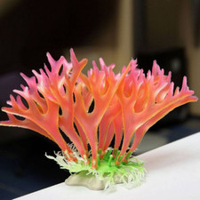 3pcs Aquarium landscaping simulation aquatic plant coral clump pink antler coral