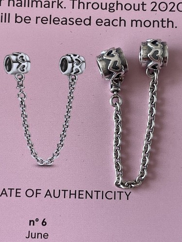 Pandora  Heart Safety Chain 2020 L.E  with Certificate of Authenticity  #6 - Picture 1 of 3