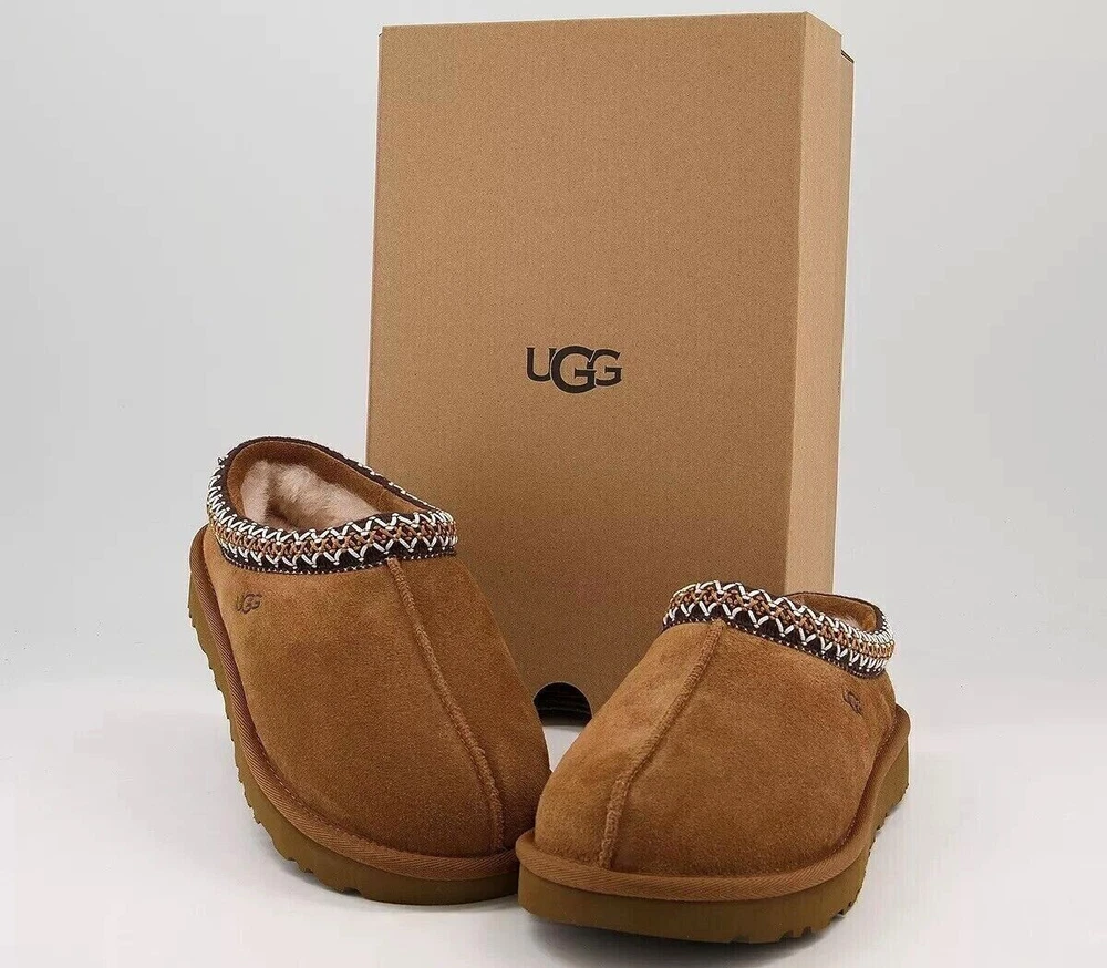 Good-looking Women's Shoes 100% UGG 5955 Tasman Braid Winter Slippers Chestnut