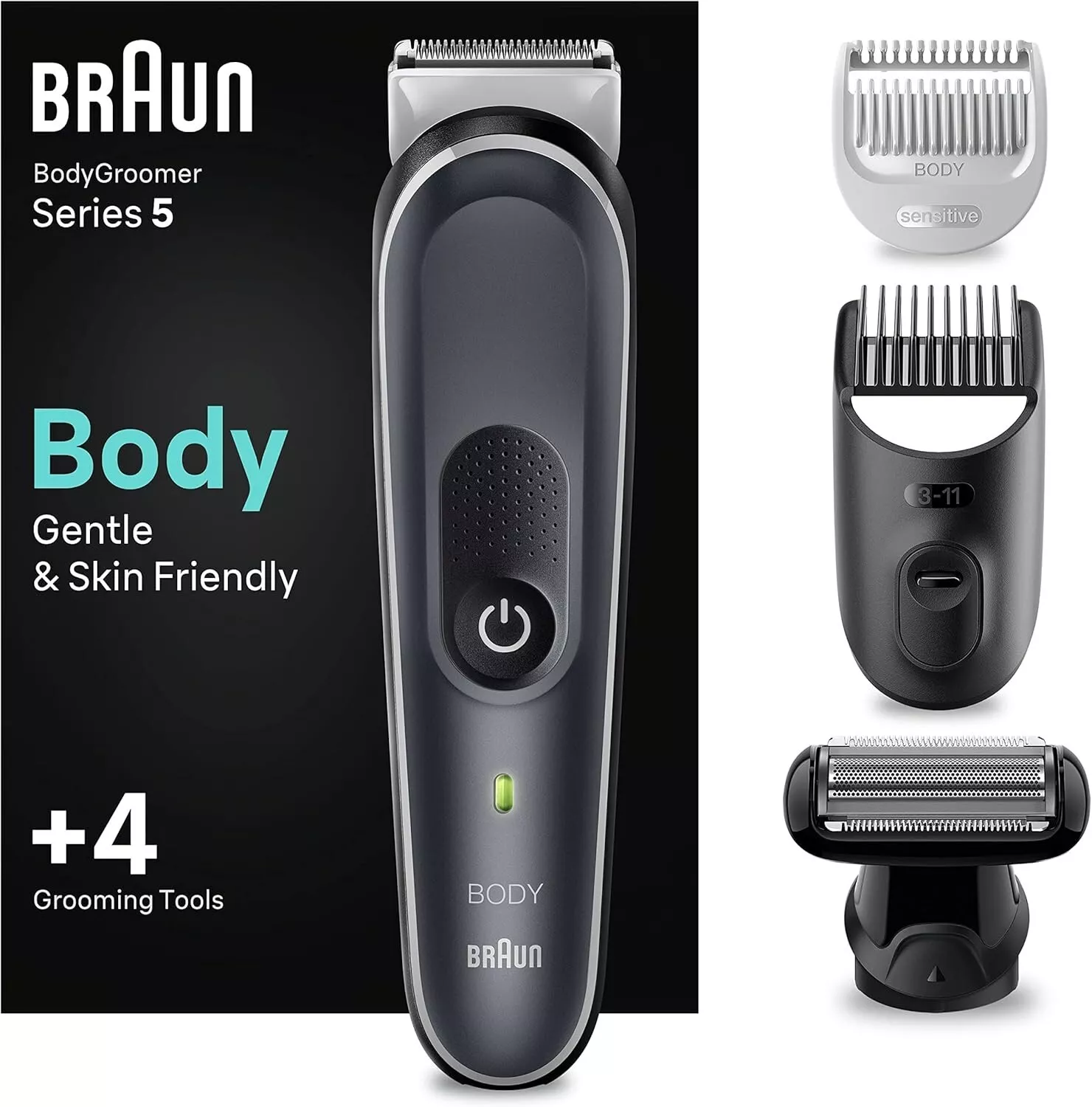 Braun Series 5 BG5370 Body Groomer with Attachments