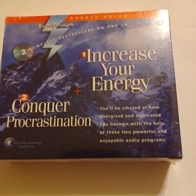 NEW!!! INCREASE YOUR ENERGY +  CONQUER PROCRASTINATION (Super Strength Series)