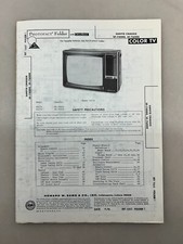 Sanyo SF-74000 76000 Service Manual Sams Photofact Free Shipping