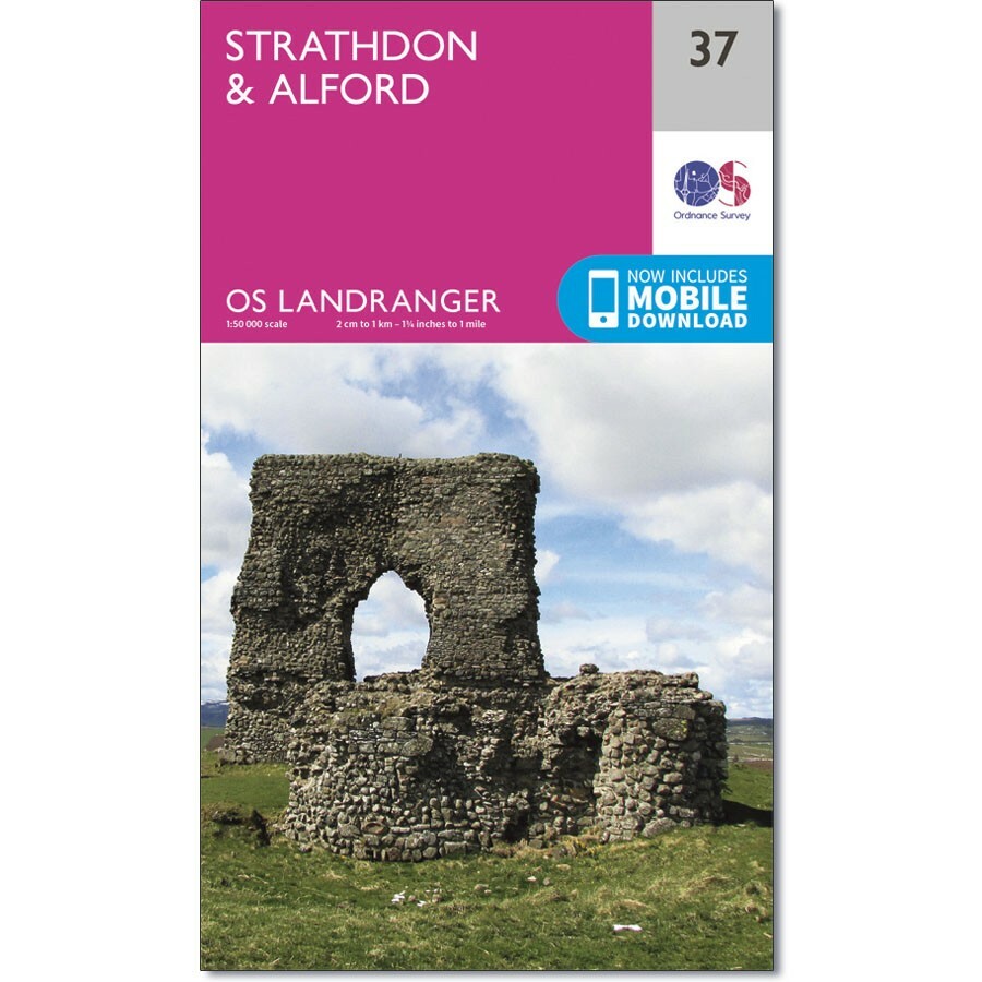 Ordnance Survey Landranger Map 37 Strathdon & Alford